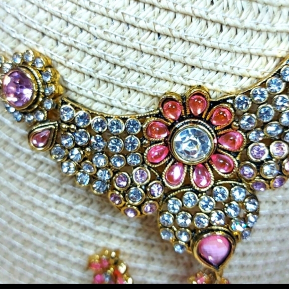 Rhinestone Choker Set - Picture 2 of 6